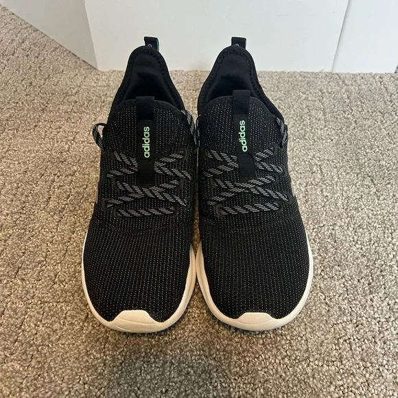 adidas gazelle silver green womens adidas Women's Cloudfoam Pure Sportswear Sneakers  runnwalk